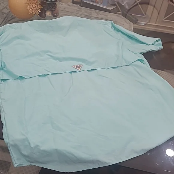 COLUMBIA Men's PFG Drift Guide™ Woven Short Sleeve Shirt xl oversized - Picture 8 of 8